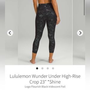 Lululemon Wunder Under High-Rise Crop